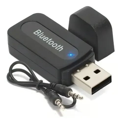 Adaptador Som Bluetooth Auxiliar P2 Música (Novo) - Garantia