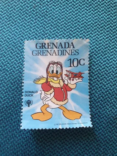 Selo Pato Donald anos 80