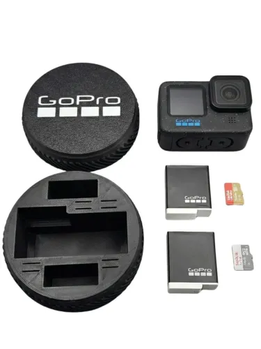 Case Organizador para GoPro 9 10 11 12 Armazena Câmera, Baterias e Cartões