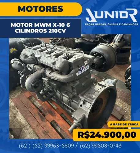 Motor MWM X-10 6 Cilindros 210cv