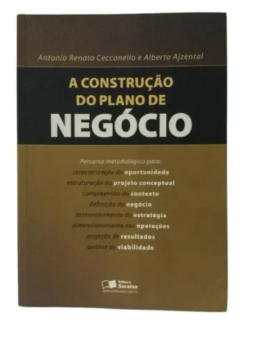 Livro A Construção Do Plano De Negócio