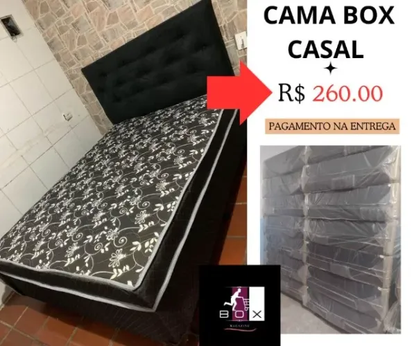 cama box casal 