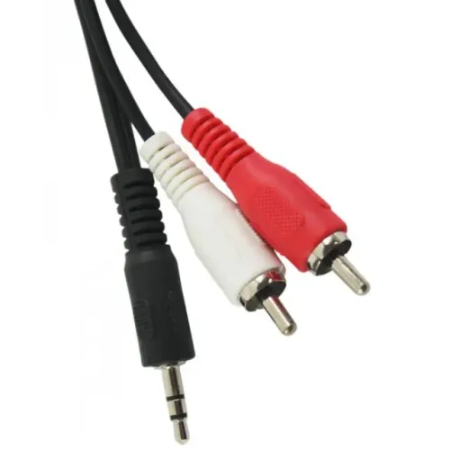 Cabo Auxiliar P2 3,5mm Macho P/ 2 Rca Macho (audio) 1,2m