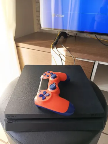 PS4 Slim 1 TB impecável com garantia