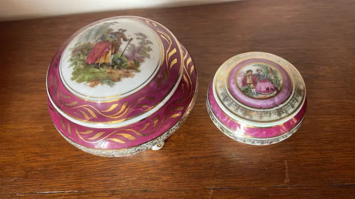 Conjunto de porta jóias vintage