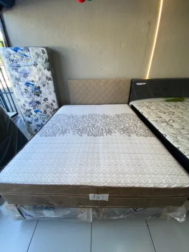 Cama Casal Queen Soft Pluma 158x198cm