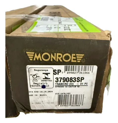 Amortecedor Traseiro Citroen Cactus C4