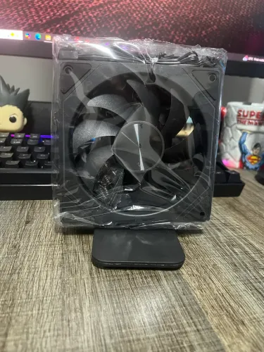 Kit 7 Fans Ice Whale Prism 4RS Black ARGB (Leia Descrição)