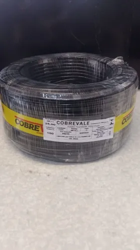 Cabo Flexível Cobrevale 25 MM 100% COBRE  100 Metros