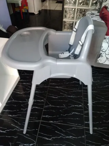 Cadeira de Refeição Infantil Cinza