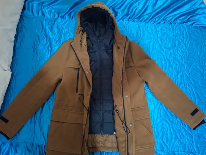 Casaco de Camurça UNISEX G C/ Corta vento