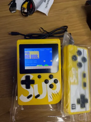 Mini Vídeo Game Clássico 400 Jogos Mini 1 Player Com Controle