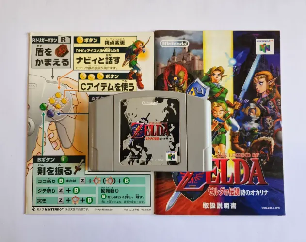 The Legend of Zelda: Ocarina of Time Com Manual- Nintendo 64 Original Japonês