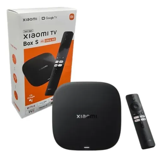 TV Box Xiaomi Mi S 3ª Geração 4K 32GB Wi-Fi 6 Original Lacrado