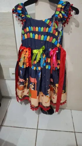 Vestido Festa Junina Infantil
