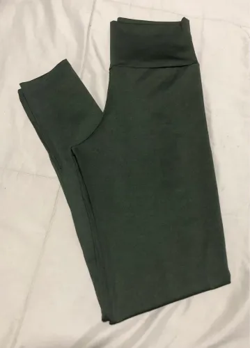 Calça legging verde militar M