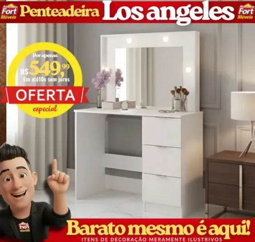 Penteadeira Los Angeles (Bárbara)