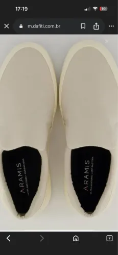 SLIP ON - ARAMIS CANVAS BEGE
