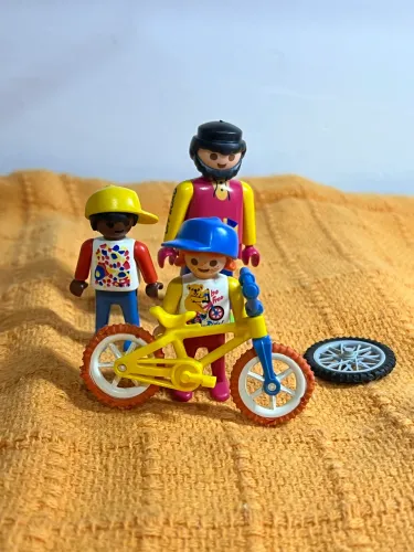 Playmobil antigo mountain bikers bmx 3712
