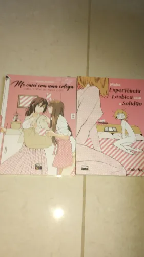 Pacote mangás minha experiência lésbica e me casei com uma colega mangá New pop