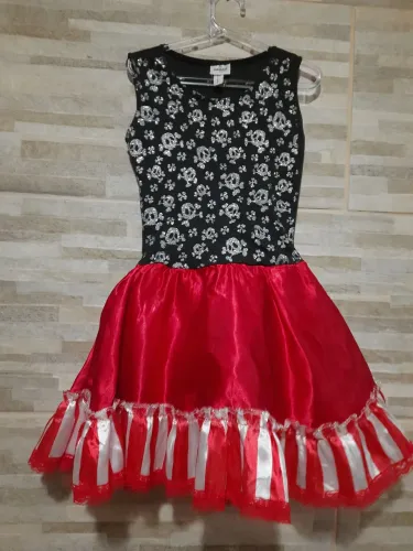 Fantasia de Halloween infantil tamanho 8/9