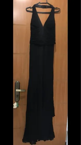 Vestido Longo Preto Festa