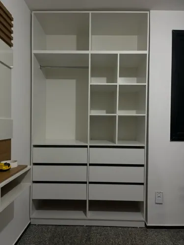 Guarda-Roupa Planejado Branco closet