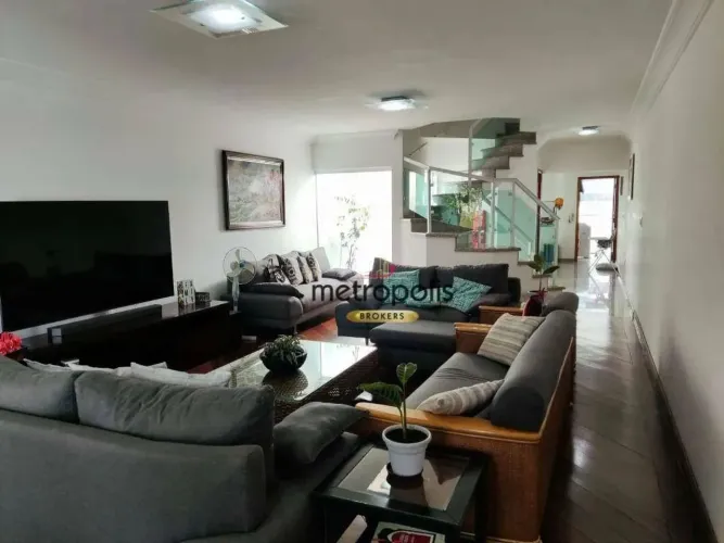 Sobrado com 4 dormitórios à venda, 288 m² por R$ 1.750.000,00 - Vila Gilda - Santo André/S