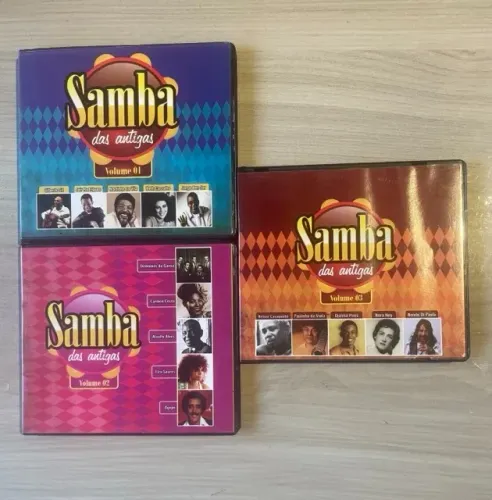 RARIDADE!!! BOX Samba Das Antigas - 3 CDs em estado de NOVO!