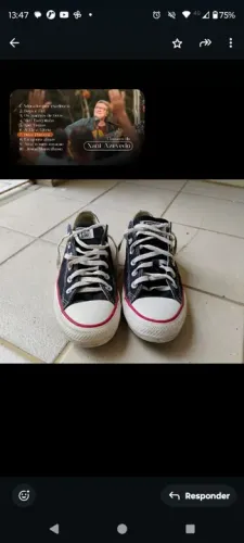 Tênis Converse All Star Preto.