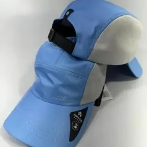 BONÉ FIVE PANEL FB ABA CURVA AZUL BB/CINZA CLARO