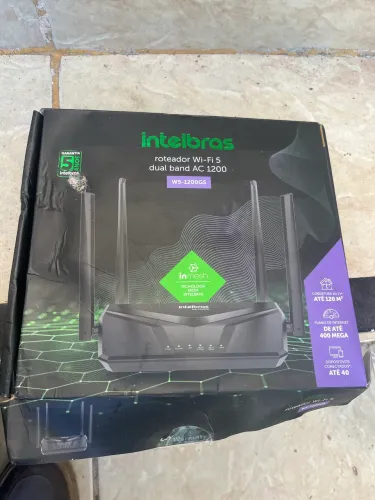 Roteador intelbras w5-1200gs novo funcionando perfeitamente