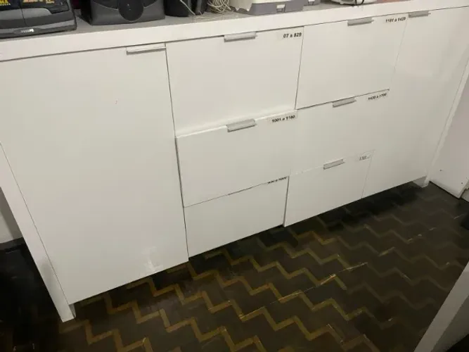 balcão para recepção fichario