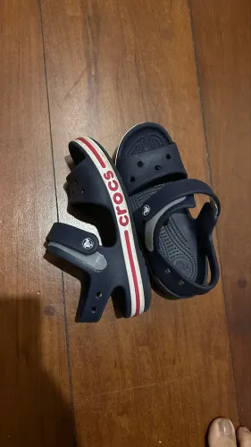 Sandália crocs bayaband kids navy/pepper