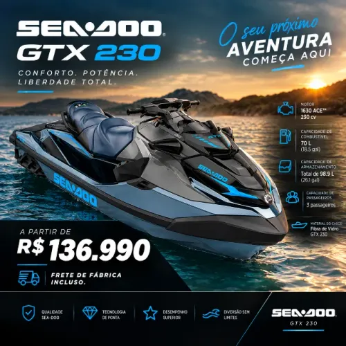 Sea-Doo GTX 230 Zero Horas!