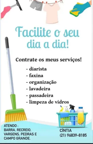 PROCURANDO FAXINEIRA OU DIARISTA? ACHOU! 