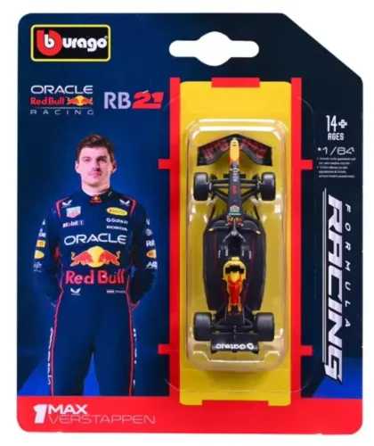 Miniatura BBURAGO Fórmula 1 (Original) Max Versttapen 1:64