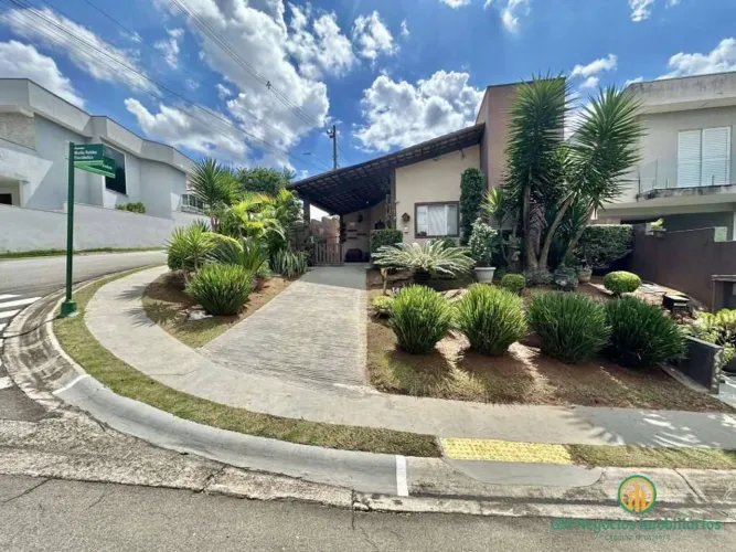 CASA TÉRREA, 2 dorm / 1 ste, 3 vagas- Cond. Terras de São Fernando