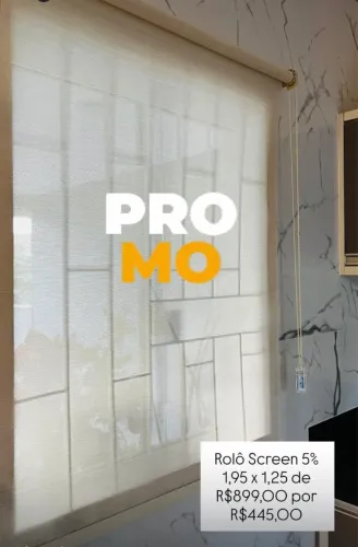 Persiana Rolô Screen 5%