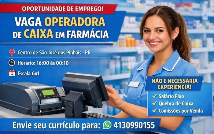 Vaga Operador(a) de Caixa