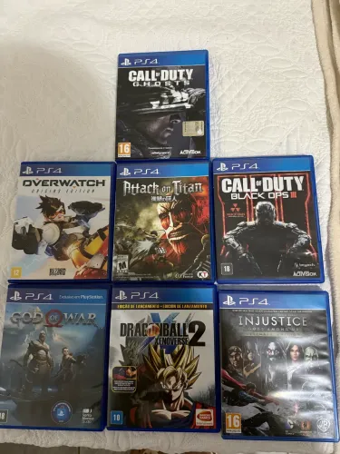 Conjunto de Jogos de Playstation 4