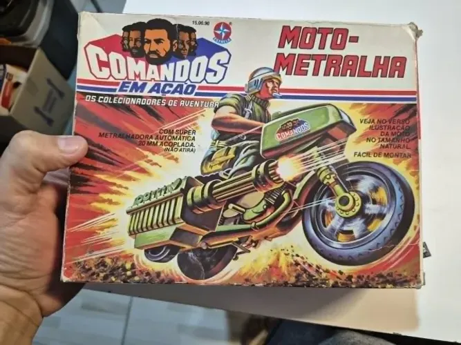 COMANDOS EM AÇÃO ESTRELA MOTO METRALHA COM CAIXA VARIANTE