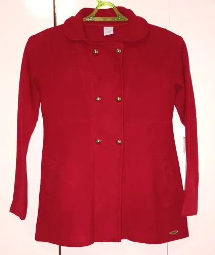 Casaco infantil vermelho 