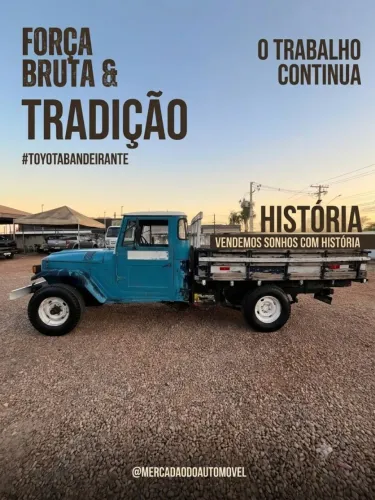 Toyota Band.Picape CD 2P Chassi Longo Diesel 1977