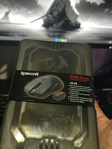 Mouse red dragon 4k pro