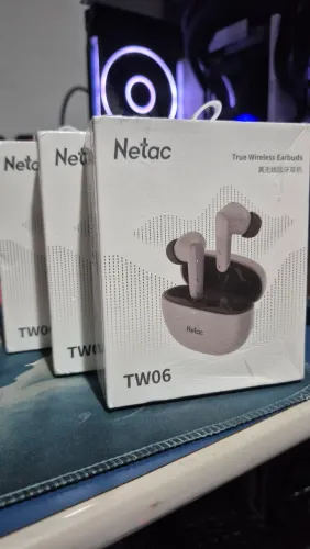 Fone de ouvido bluetooth com redução de ruído