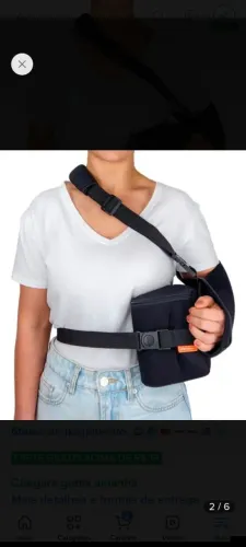 Tipoia De Abdução Or1014 | Suporte Para Ombro E Braço