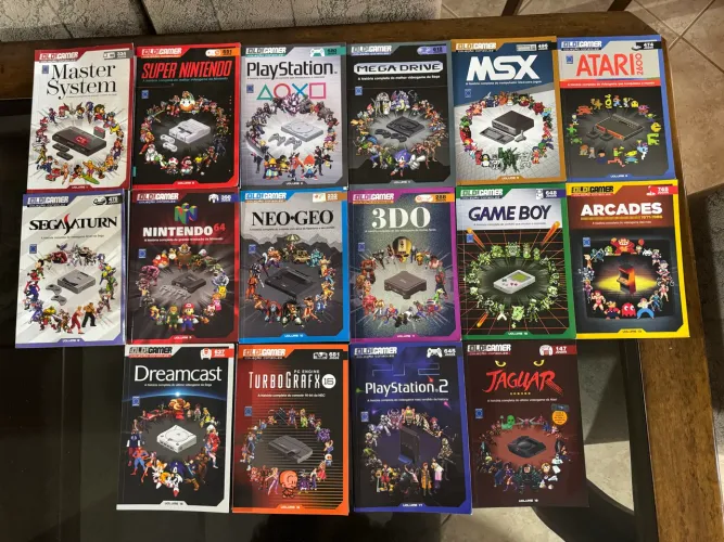 Livros Old!Gamer Coleção Consoles Volumes 1-18
