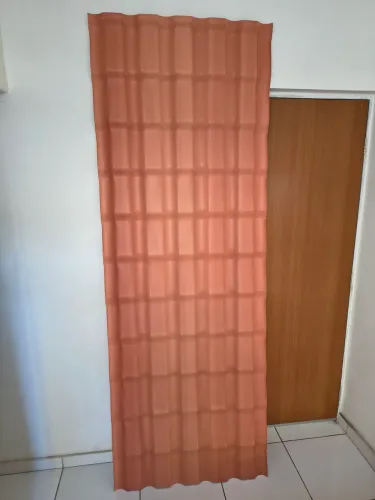 Telha de PVC Precon cerâmica, medidas 2,420 x 880