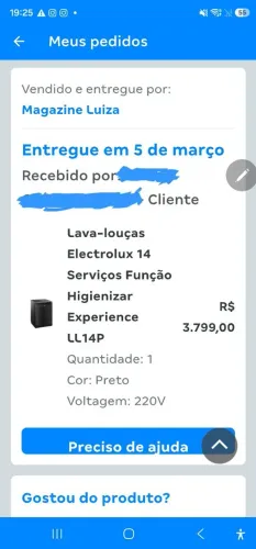 Lava-Louças Electrolux 14 Serviços Preta Experience (LL14P) - Nova, Lacrada na Caixa!